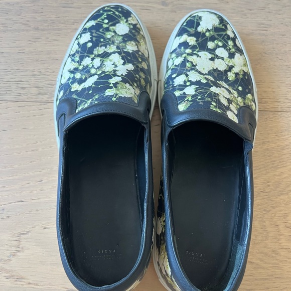 GIVENCHY leather floral print sneakers Size 11
